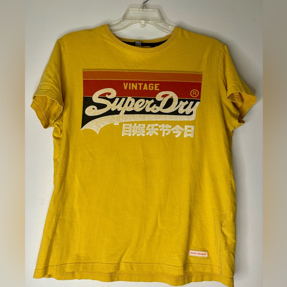 Superdry Vintage Yellow T-shirt: size XL